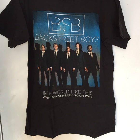 Backstreet Boys 20th anniversary concert tee