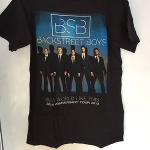 Backstreet Boys 20th anniversary concert tee