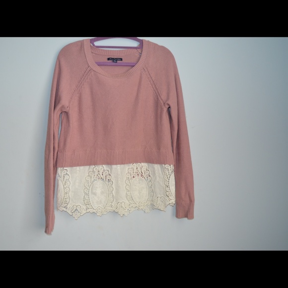 American eagle sweater lace