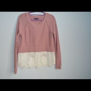 American eagle sweater lace