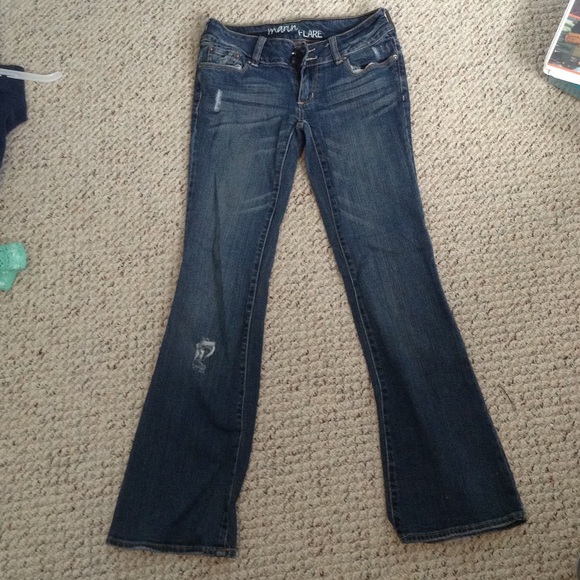 Medium Wash Flare Jeans