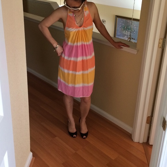 ANNE LEMAN Silk dress - Picture 3 of 3