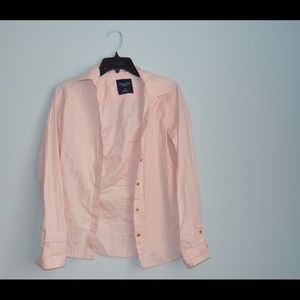 Pink button up