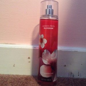Japanese cherry blossom body mist.