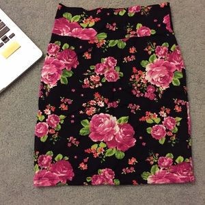Floral Pencil Skirt