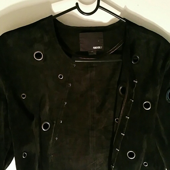 Suede black jacket