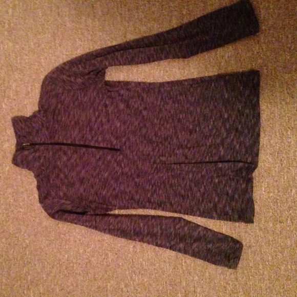 Grey turtle neck sports jacket