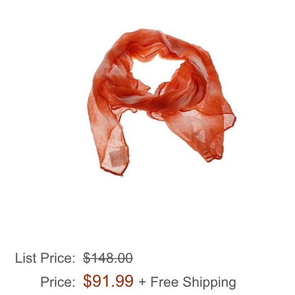 Eileen fisher shibori shapes linen tie dye scarf