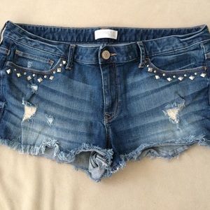 Express jean shorts