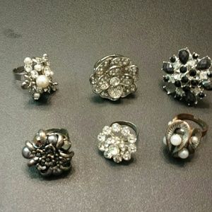 Set of 6 rings