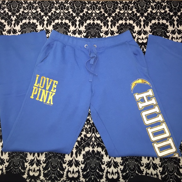 SOLD VS Pink SD CHARGERS sweatpants S - Picture 1 of 4