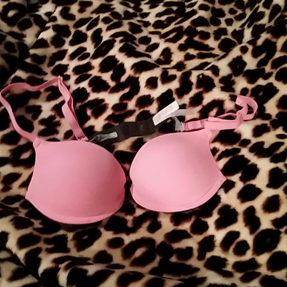 Peach push up bra