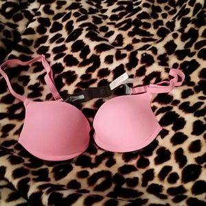 Peach push up bra