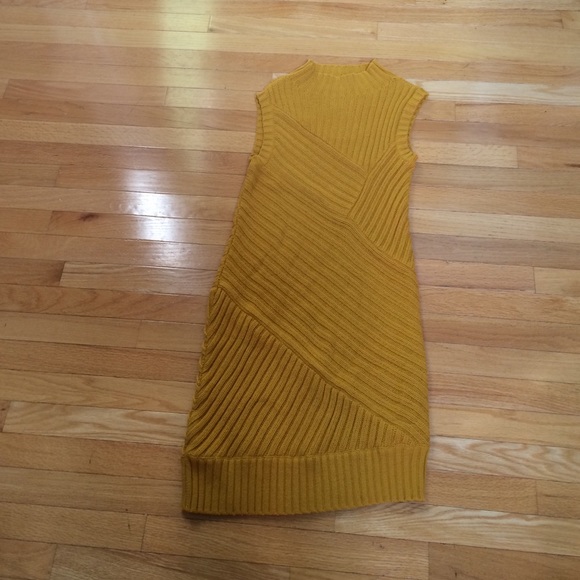 Gold Sweater Dress - Picture 1 of 1