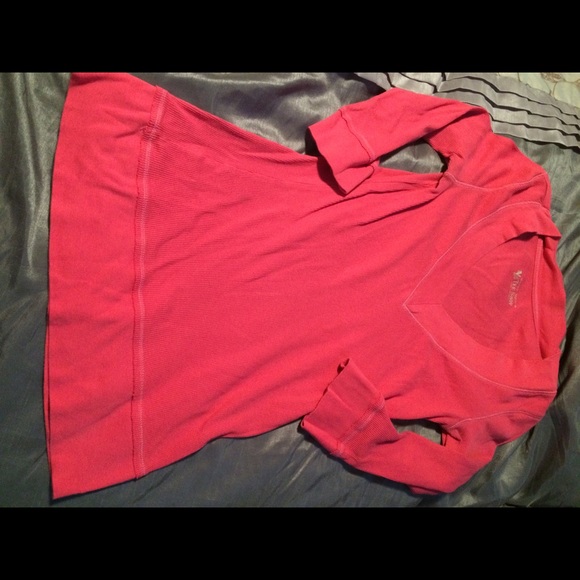 3/4 sleeve ribbed pink top buy 1 get 4 free