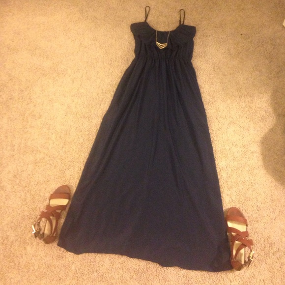 Forever 21 Dresses & Skirts - 💃REDUCED💃Navy Maxi Dress