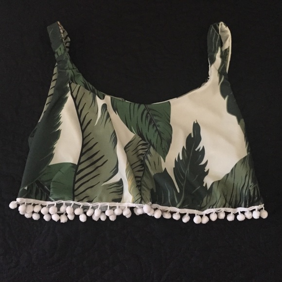 Beach riot boho swim top