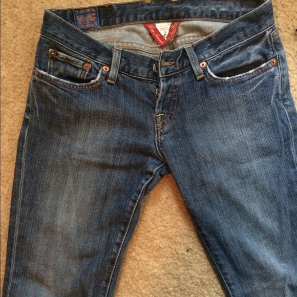 Lucky brand flare blue jeans