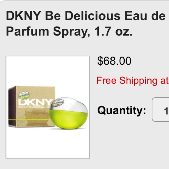 DKNY delicious eau de perfume 1.7 oz