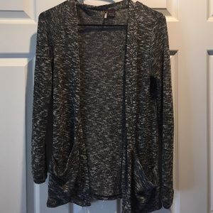 Grey chambray sweater from Urban Outfitters