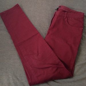Burgundy H&M pants