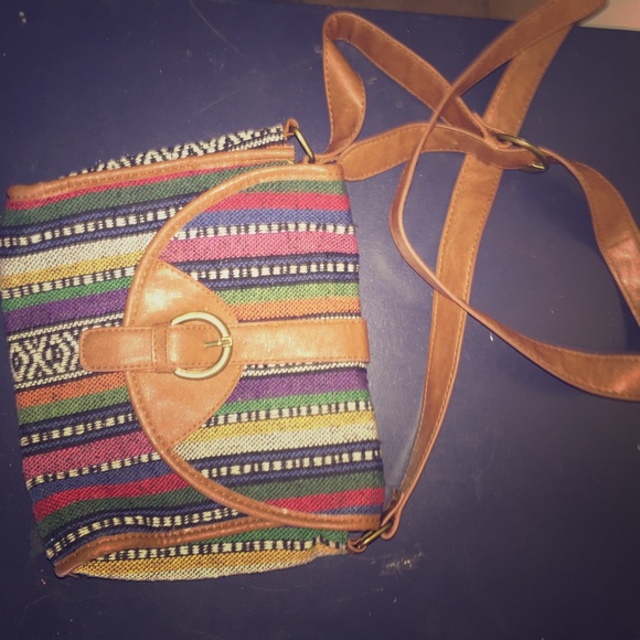 Brown cross body