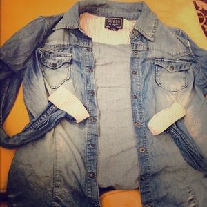 Fitted Jean Shirt