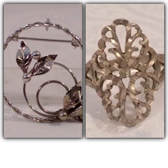 Bundle for @wyndham brooch & ring