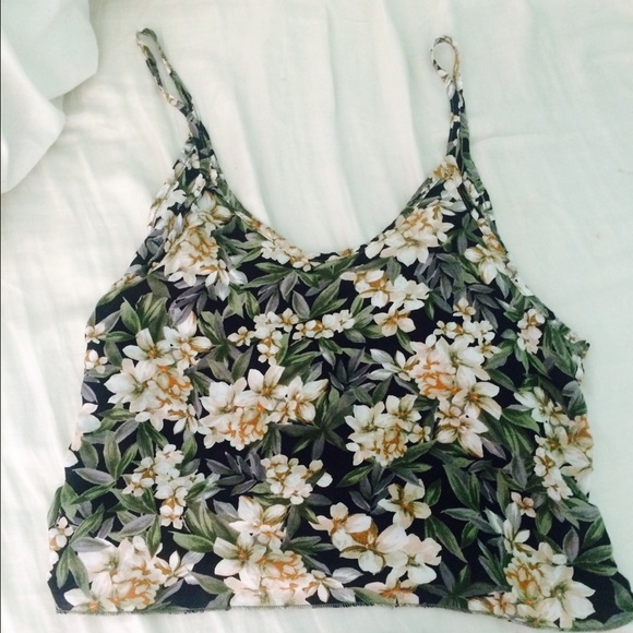 Brandy Melville Floral Tank