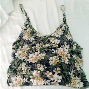 Brandy Melville Floral Tank