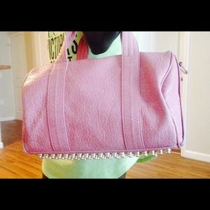 Snake skin pink purse