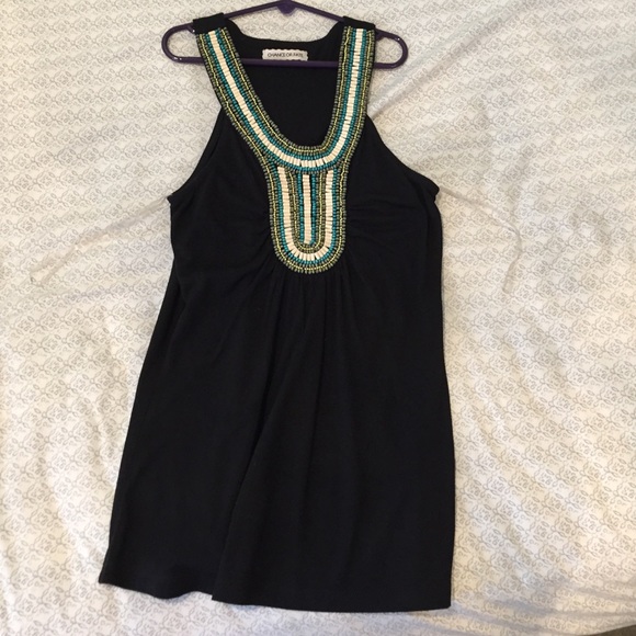 Chance or Fate black beaded tank