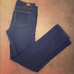 Paige Peg Straight jeans in classic blue size 30
