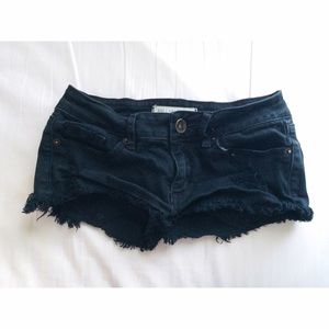 Pacsun Black Denim Shorts