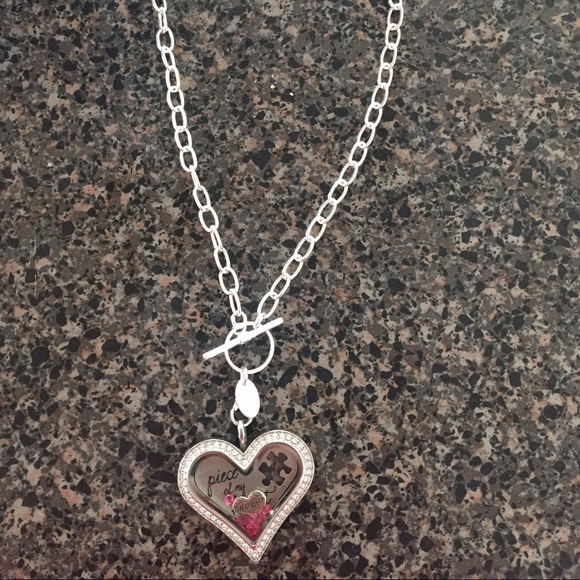 Origami owl necklace