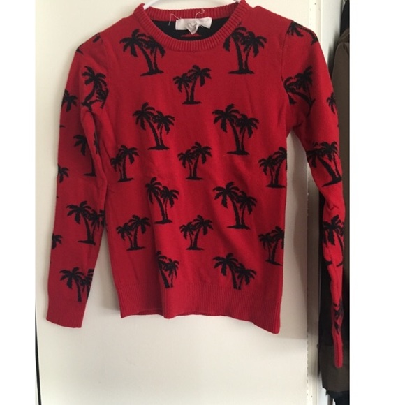 Forever 21 black & red sweater