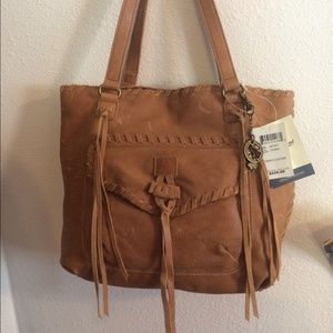 Lucky Brand Fringe Leather purse