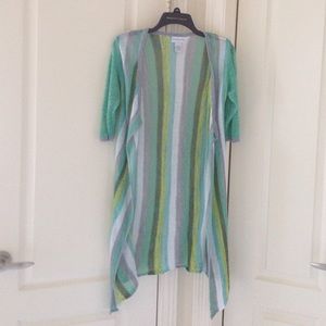 Airy waterfall tunic sweater. Beautiful colors!
