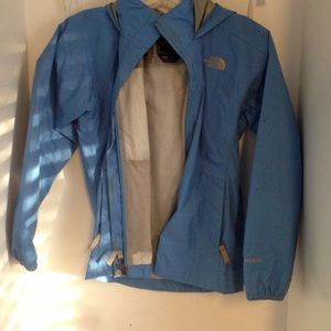 Kids Blue North Face Rain Jacket