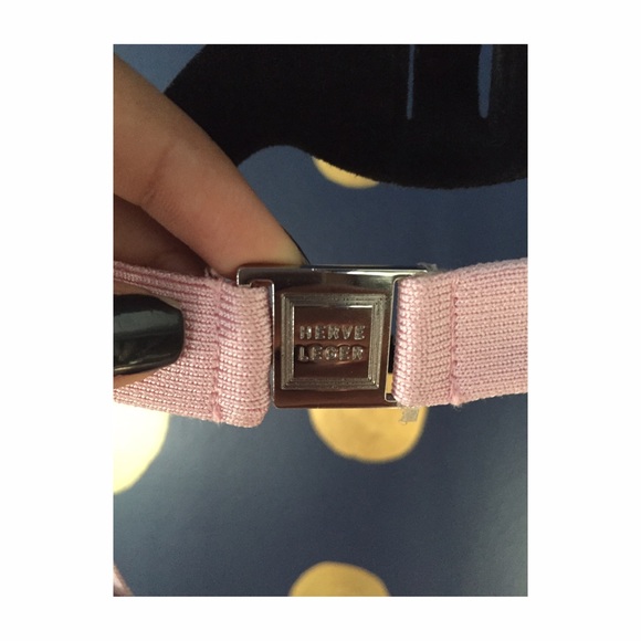 HERVE LEGER baby pink dress - Picture 3 of 4