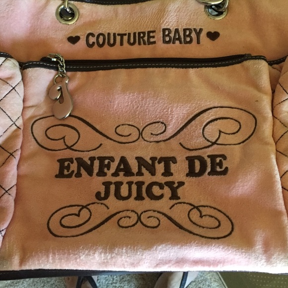 Pink juicy couture diaper bag