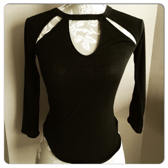 Armani Exchange Tops - ARMANI EXCHANGE cut out top