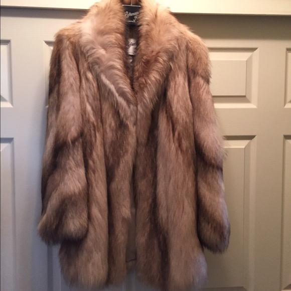 Blond Raccoon 3/4 Fur Coat