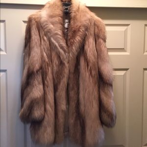 Blond Raccoon 3/4 Fur Coat