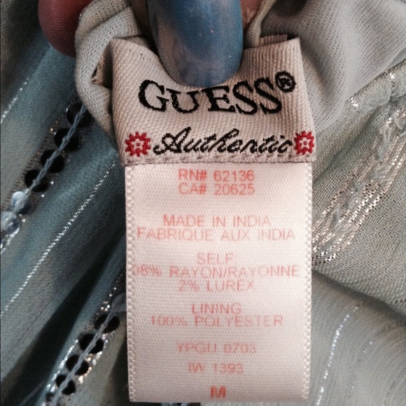 💖Light Blue w/ Silver Sequins Long Tunic💖 - Picture 4 of 4