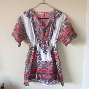 Native American print shirt