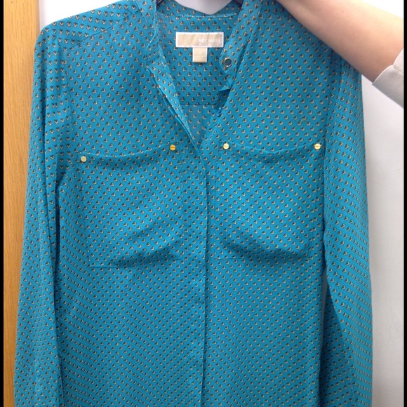 Michael Kors Blue Top