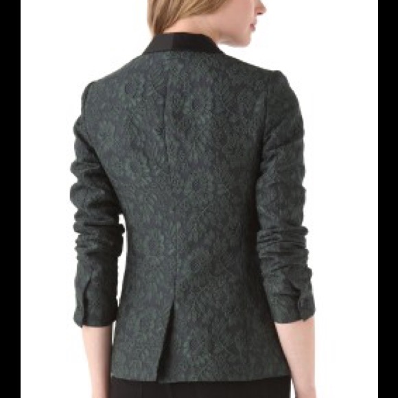 SOLD Elizabeth and James Jacquard blazer - Picture 3 of 4