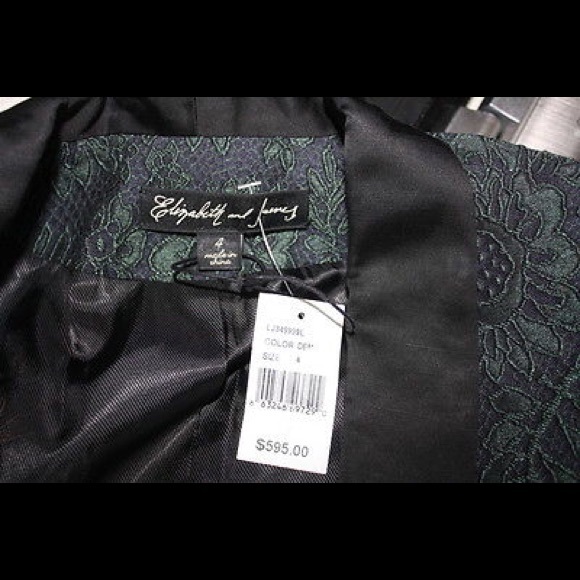 SOLD Elizabeth and James Jacquard blazer - Picture 4 of 4