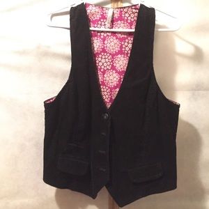 Black Corduroy Vest